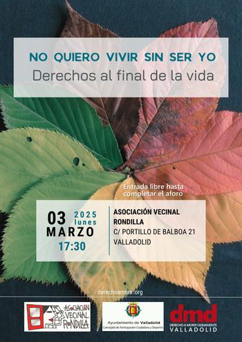 No quiero vivir sin ser yo: Derechos al final de la vida