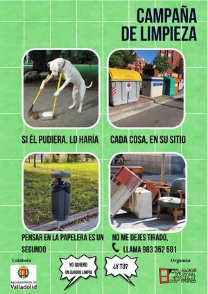 Campaña de limpieza en la Rondilla