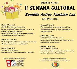 2º Semana Cultural: Rondilla Activa también lee