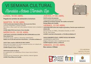 VI Semana cultural: Rondilla activa también lee