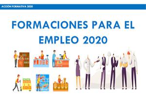 Formaciones para el empleo 2020