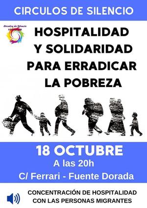 Círculos de silencio: hospitalidad y solidaridad para erradicar la pobreza