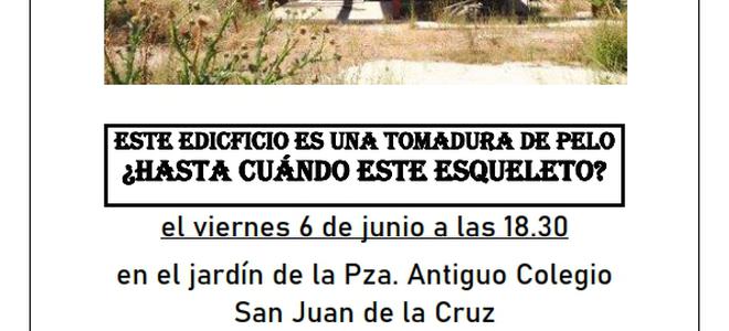 La AV Rondilla convoca una cacerolada para exigir que se termine el edificio de la Seguridad Social