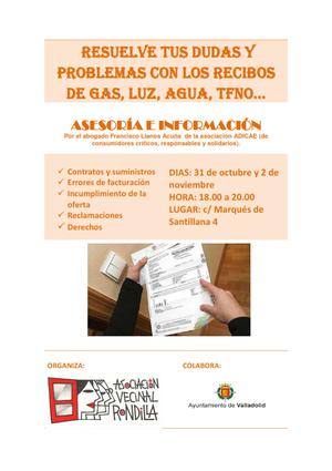 Jornadas Sobre consumo: Gas, Luz, Agua