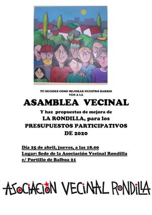 Asamblea Vecinal: Presupuestos Participativos