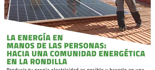 la energía en manos de las personas: hacía una comunidad energética en la Rondilla