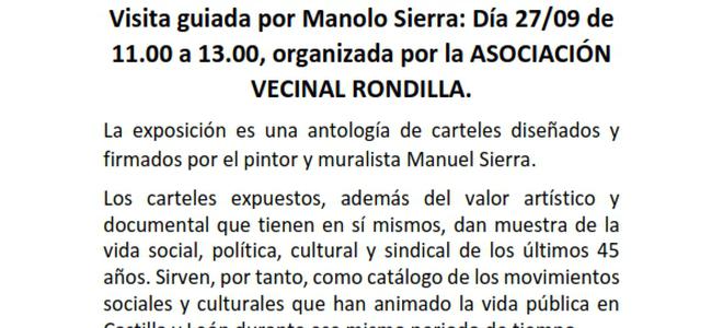Visita guiada a la exposición de Manolo Sierra