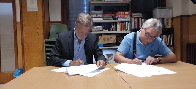 FUNDOS y Fundación Rondilla firman el convenio de cesión de local