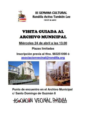 Visita Guiada al Archivo Municipal