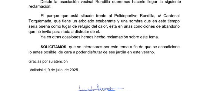 sugerencias y reclamaciones julio 2025