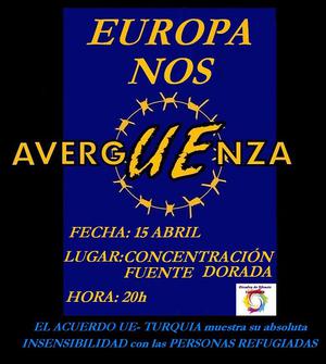 Circulo de silencio: Europa nos avergÜEnza