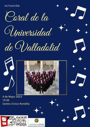 Actuación de la coral de la Universidad de Valladolid