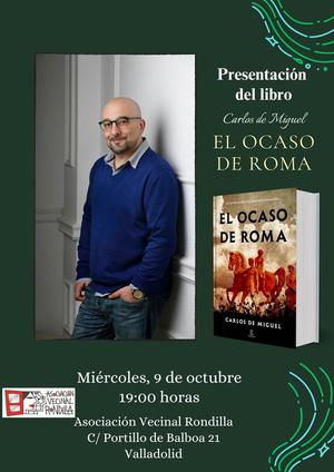 Presentación del libro: El ocaso de Roma