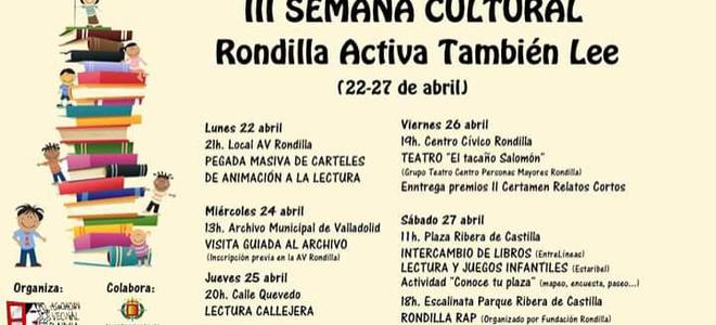 III semana cultural: Rondilla activa también lee