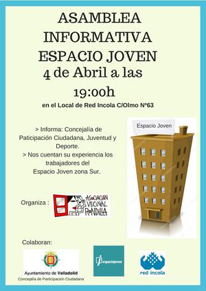 Asamblea Vecinal: Espacio Joven