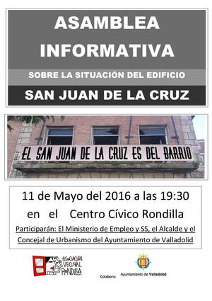 Asamblea informativa San Juan de la Cruz